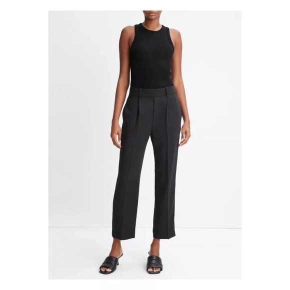 NWT Vince Mid-Rise Tapered Pull-On Pant M - Picture 1 of 5